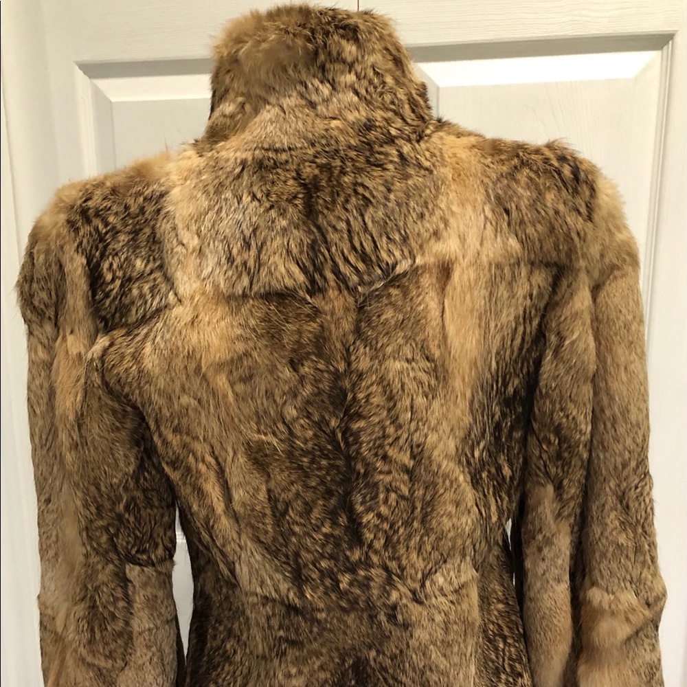 Genuine Rabbit Fur Coat (Vintage)